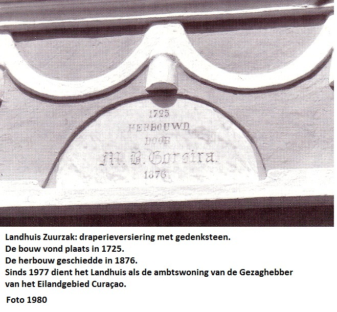 01. Gedenksteen Landhuis Zuurzak 1980